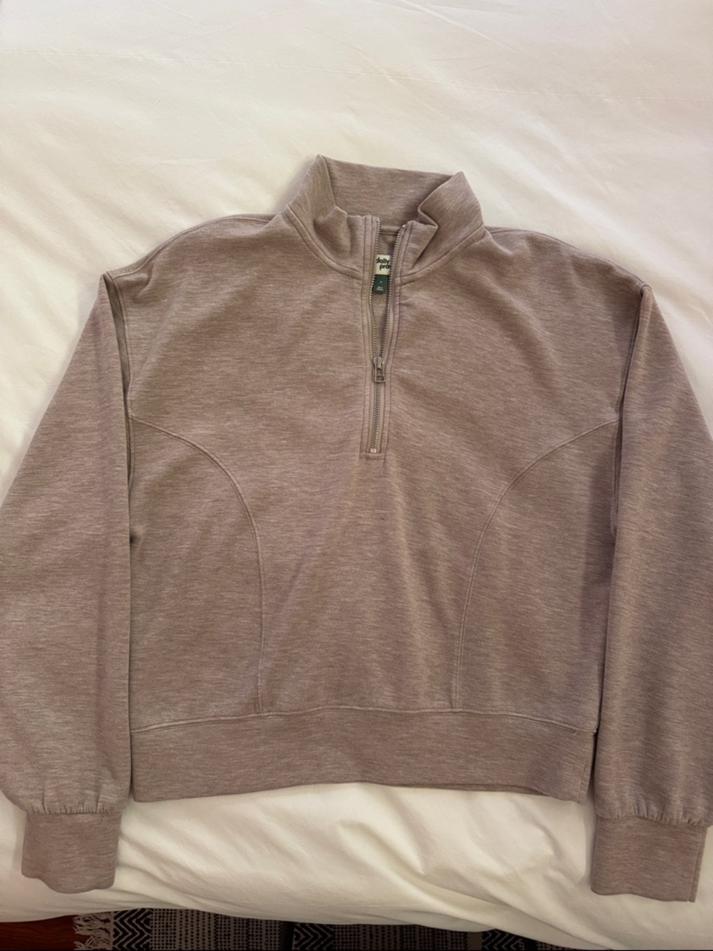 Women’s Daily Practice Half-Zip Pullover Sweater - Mink Heather